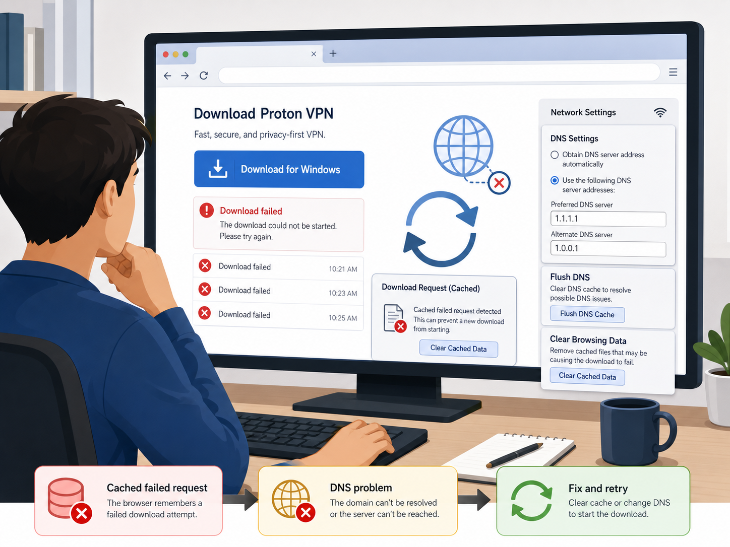 How Can You Fix a Proton VPN Download That Will Not Start?