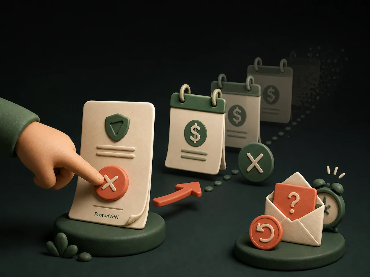 How do you cancel a ProtonVPN subscription?